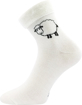 Obrázok z BOMA ponožky Ovečkana dětská smetanová 3 pár