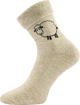 Obrázok z BOMA ponožky Ovečkana dětská režná melé 3 pár