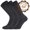 Obrázok z Ponožky LONKA Halik black 3 páry