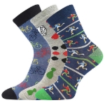 Obrázok z BOMA ponožky 057-21-43 13/XIII mix B - chlapec 3 páry