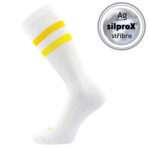 Obrázok z VOXX Retran ponožky biele/žlté 1 pár