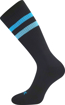 Obrázok z VOXX Retran ponožky čierne/tyrkysové 1 pár