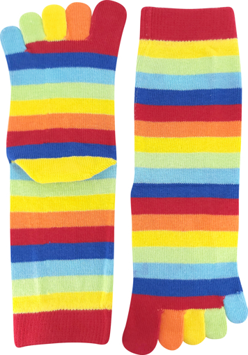 Obrázok z BOMA Ring-a 10 Dúhové ponožky 1 pár