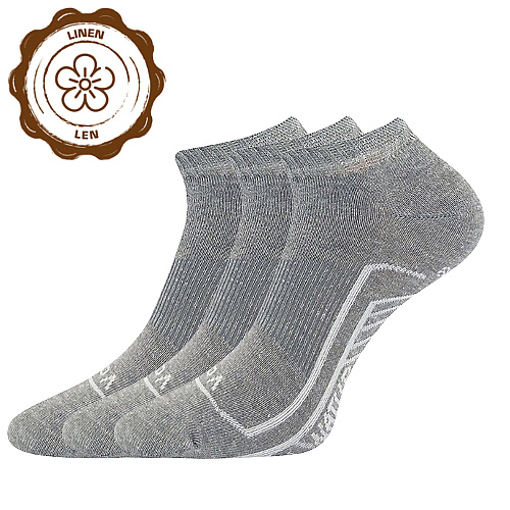 Obrázok z VOXX ponožky Linemus grey melé 3 páry