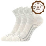 Obrázok z VOXX ponožky Linemum black melé 3 páry