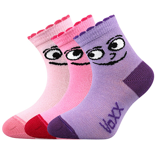 Obrázok z VOXX ponožky Kukik mix B - dievča 3 páry