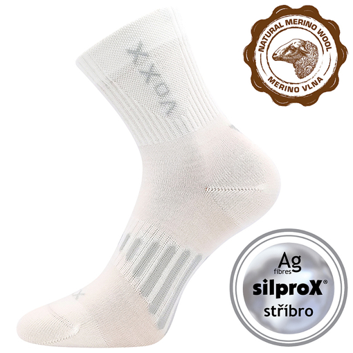 Obrázok z VOXX Powrix ponožky biele 1 pár