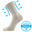 Obrázok z Ponožky LONKA Drmedik svetlo šedé 3 páry