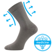 Obrázok z Ponožky LONKA Drmedik grey 3 páry