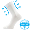 Obrázok z Ponožky LONKA Drmedik white 3 páry