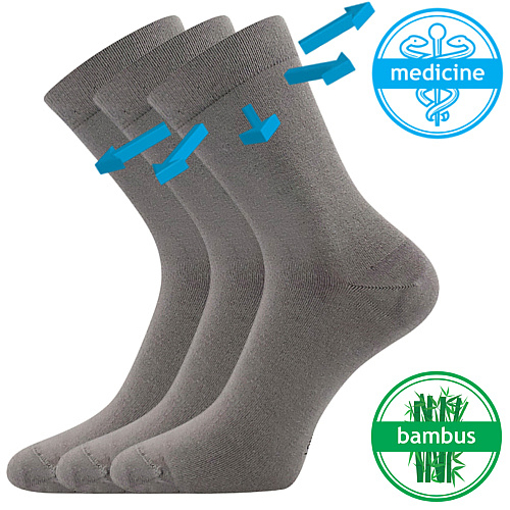 Obrázok z LONKA ponožky Drbambik šedá 3 pár