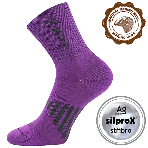 Obrázok z VOXX ponožky Powrix fialové 1 pár