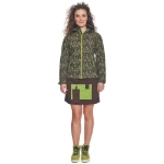 Obrázok z CRV YOWIE print Dámska softshellová bunda zelená