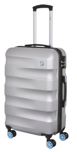 Obrázok z Cestovní kufr Dielle Wave 4W M 150-60-13 stříbrná 54 L