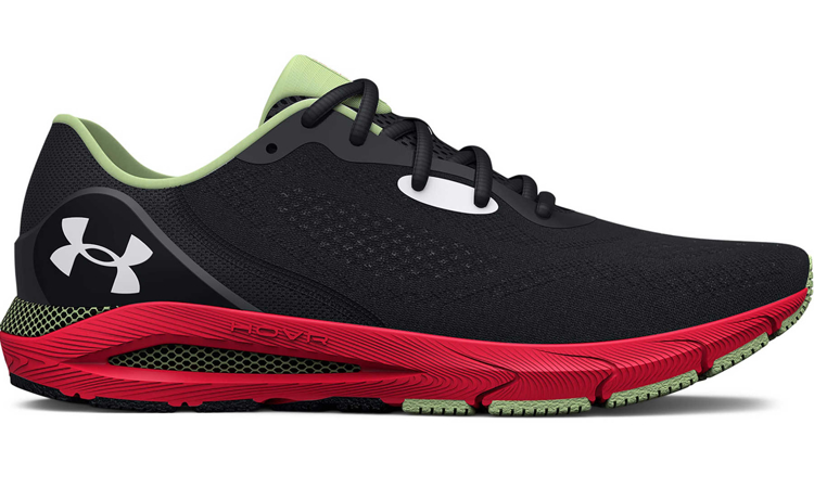 Obrázok z Under Armour UA HOVR Sonic 5-BLK Pánske topánky čierno / červené