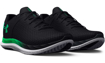 Obrázok z Under Armour UA Charged Breeze-BLK Pánske topánky čierno / zelené