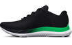 Obrázok z Under Armour UA Charged Breeze-BLK Pánske topánky čierno / zelené