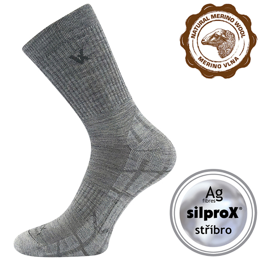 Obrázok z VOXX Twarix ponožky svetlo šedé 1 pár