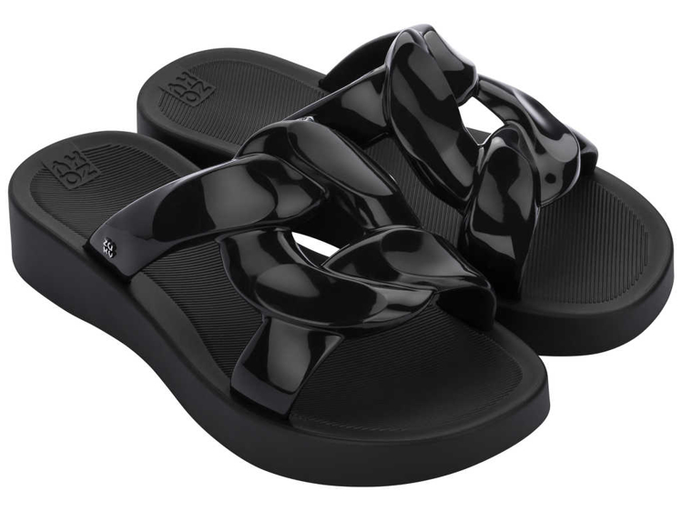 Obrázok z Zaxy Elos Slide 18611-AH167 Dámske šľapky čierne