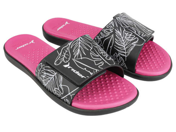 Obrázok z Rider Pool IV Slide 83331-AD447 Dámske šľapky čierno / ružové