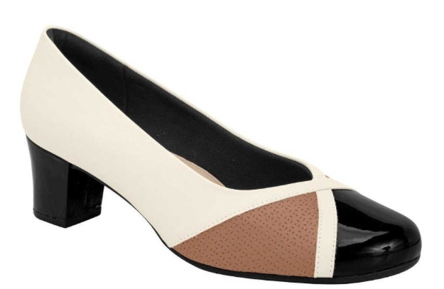 Obrázok z Piccadilly 110137-2 Dámske lodičky čierno / biele