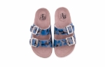 Obrázok z BF BA-525-11-16 Detské šľapky modré so vzorom