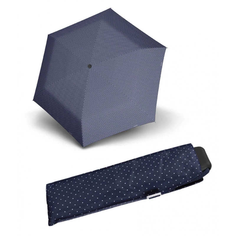 Doppler Mini Slim Carbonsteel CHIC Dámsky plochý skladací dáždnik ...