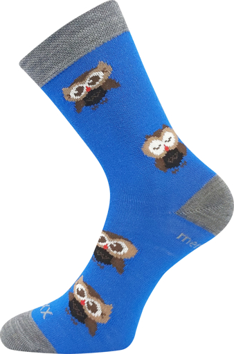 Obrázok z VOXX Ponožky sova modré 1 pár