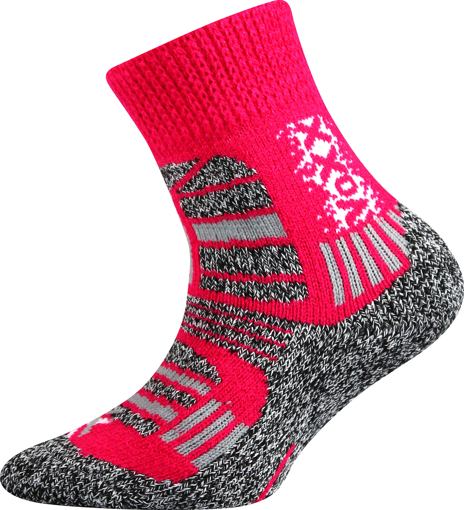 Obrázok z VOXX® Trakčné ponožky pre deti magenta / úzke 1 pár