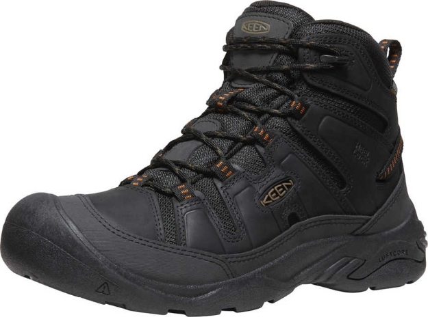 Obrázok z KEEN Circadia MID WP Men Pánske trekové topánky black/curry