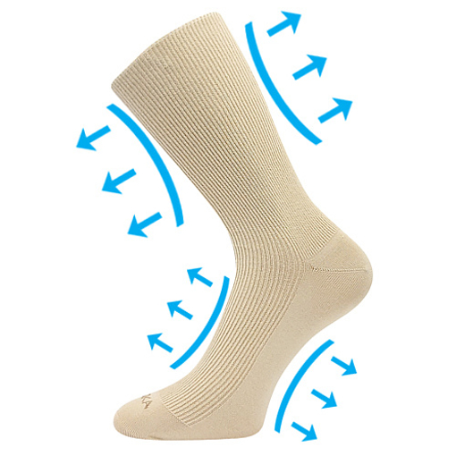 Obrázok z LONKA® Oregan ponožky béžové 1 pár
