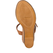 Obrázok z Tamaris 1-28027-42-392 Dámske sandále na kline hnedé