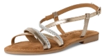 Obrázok z Tamaris 1-28139-42-116 Dámske sandále champagne