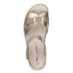 Obrázok z Tamaris 1-28239-42-933 Dámske sandále na kline zlaté