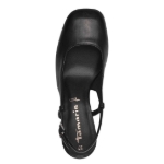 Obrázok z Tamaris 1-29621-42-001 Dámske sandále na podpätku čierne