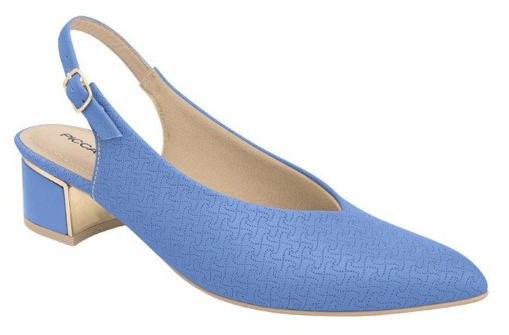 Obrázok z Piccadilly 739131-1 Dámske sandále na podpätku modré
