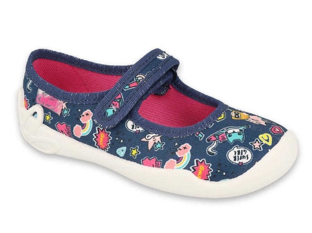 Obrázok z BEFADO 114X482 dievčenské balerínky modré HERO