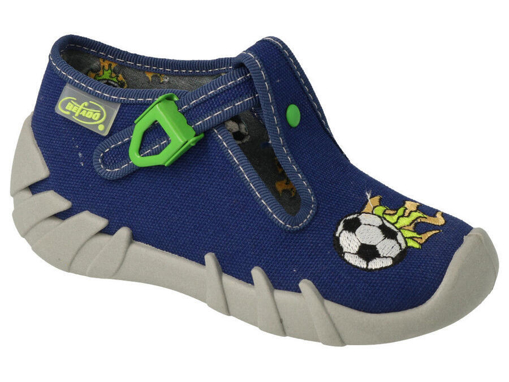 Obrázok z BEFADO 110P445 chlapčenské papuče modrá lopta