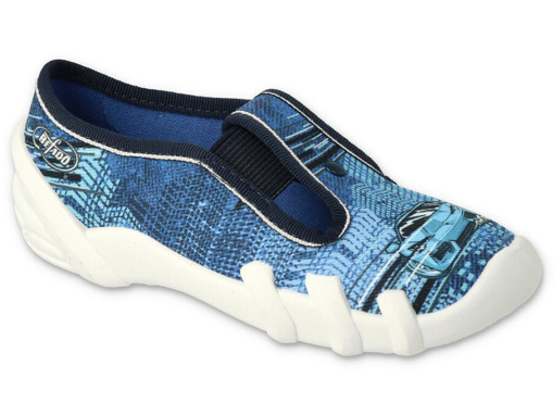 Obrázok z BEFADO 290X0 chlapčenské papuče modré auto