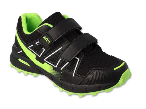 Obrázok z BEFADO 518X004 518Y004 detská nepremokavá treková obuv TREK WATERPROOF čierno-zelená