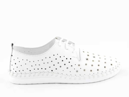 Obrázok z Wild 646018 White Dámska celokožená obuv