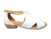 Obrázok z Wild 611125 White Dámske celokožené sandále