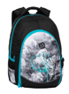 Obrázok z Bagmaster DIGITAL 20 B Študentský batoh Turquoise / Gray / Black 23 L