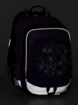 Obrázok z Bagmaster ALFA 20 A Školský batoh Blue / Pink / White 19 L