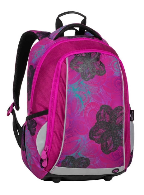 Obrázok z Bagmaster MARK 20 A Školský batoh Pink / Blue / Turquoise 19 L