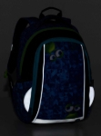 Obrázok z Bagmaster MARK 20 B Školský batoh Blue / Green / Black 19 L
