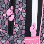 Obrázok z Bagmaster ALFA 21 A školský trojkomorový batoh - pes ružový 23 l