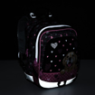 Obrázok z Bagmaster ALFA 21 A školský trojkomorový batoh - pes ružový 23 l