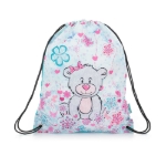 Obrázok z Taška Bagmaster Bag LUMI 21 C školský vak na prezúvky / vak na cvičky - medvedík modrý 1,2 l