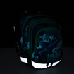 Obrázok z Bagmaster ALFA 21 B školský batoh - kocky modrý 23 l